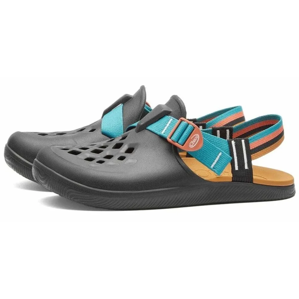 Chaco Men Chillos Clogs Croc Retro Black Sandals Shoe Camp Gorpcore Size 11